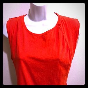 5 for $25 Vivid orange, asymmetrical top